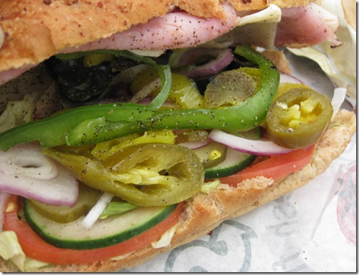 Subway Turkey Sandwich