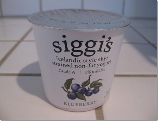 Siggi's Blueberry Non-Fat Yogurt