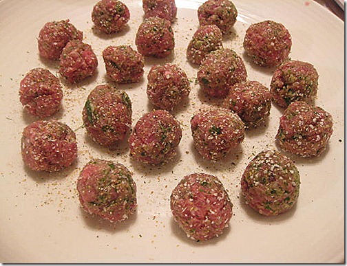 tiny turkey meatballs
