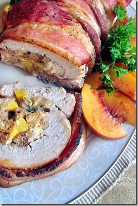 bacon_wrapped_pork_loin_with_peach_blue_cheese_stuffing